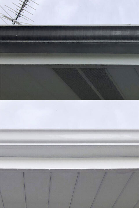 Gutters before after mobile