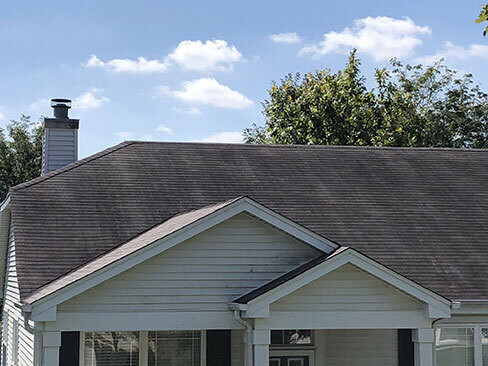 House Roof Cleaning - Before